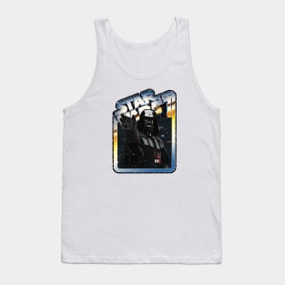 The Villain (black starfield, chrome border) Tank Top